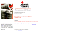 Desktop Screenshot of lingua-service.de